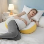 StarAndDaisy Pregnancy Pillow for Women – Pregnant Pillow & Maternity Pillow for Pregnancy Sleeping with Belly Support, Adjustable Butterfly Design, Organic Cotton Cover - Image 9