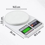 ATOM ALISTON K1 Series Digital Kitchen Weighing Scale 10 kg, Electronic Weight Machine with LCD Display for Baking, Cooking, Food & Diet, SF-400/A121. 6Months Warranty (Colour May Vary)(AA1103/31) - Image 4