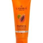 Lashika Papaya Face Wash | With Vitamin C, Niacinamide & Essential Oils | Gentle Exfoliation & Brightening | For All Skin Types | Men & Women | 100 ml(AA1103/61)