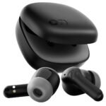 GOBOULT Made in India K10 Ear Buds Wireless with 50H Playtime, 4 Mics Clear Calling, 45ms Low Latency Gaming, IPX5, 10mm Bass Drivers Earbuds Bluetooth Wireless Earphones(Pure Black)[aa1097/93]