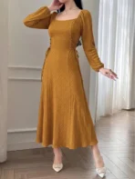 Lace Up A-Line Dress [AA1097/28]