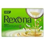 Rexona Coconut and Olive Oil Soap For Silky Smooth Skin, 4X100 g - Image 2