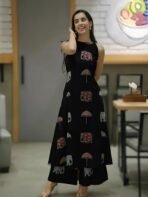 ANNI DESIGNER Women's Ethnic Co-Ord Set | Kurta Pant Set | Kurta Palazzo Set | Stylish Cotton Suit Set for Women, Festival Co-ord Set - Image 2