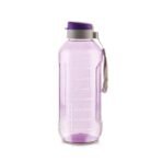 ATTRO Ultra Pro Motivational 1.5-Liter BPA-Free Water Bottle with Leak-Proof Flip-Top Cap, Nylon Strap and Stylish Color for Daily Hydration- Violet[AA1098\5]
