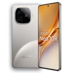 iQOO Neo 10R 5G (Moonknight Titanium, 12GB RAM, 256GB Storage) | Snapdragon 8s Gen 3 Processor | India's Slimmest 6400mAh Battery Smartphone | Segment's Most Stable 90FPS for 5 Hours (AA1104/106)