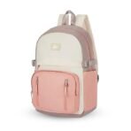 Genie LIT Backpack for Women & Girls with 14" laptop compartment| College bag for Women & Girls| 6 zips with Secret Pocket | Water Resistant Bags | Laptop Backpack for Women (AA1104/218)