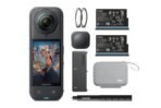 Insta360 X5 Essentials Bundle - Waterproof 8K 360° Action Camera, Leading Low Light, Invisible Selfie Stick Effect, Rugged and Replaceable Lens, 3-Hour Battery, Built-in Wind Guard, Stabilization (AA1104/120)