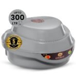 Everest ABS Body EPS 50-N Voltage Stabilizer for Refrigerator Up to 310 liters with LED Indicator | Working Range : (130 V to 290 V) | Capacity: 2 A | 5 Years Warranty - Grey Colour Fridge Stabilizer (AA1104/149)