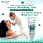 VENUSIA Dr. Reddy's Baby Intensive Moisturizing Cream | Safe, Hydrating and Gentle | Goodness of Shea, Aloe, Cocoa and Mango Butters | Soothes Baby Skin | 75g - Image 3