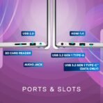 Dell 15, Intel Core i5 13th Gen-1334U Processor, 16GB DDR4, 512GB SSD, FHD, 15.6"/39.62cm, Windows 11, MSO 2024, Grey, 1.66kg, [Vostro 3530], 120Hz 250 nits, 15 Month McAfee, Thin & Light, Laptop (AA1102/69) - Image 3