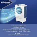 Bajaj Shield Series Arteon 55L Desert Air Cooler | Dual Side Water Inlet | Inverter Compatible | 60Ft Air Throw | Ice Chamber | 1 Year Warranty【White】 - Image 5