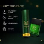 DENVER Hamilton Gift Set - Deodorant - 150ML+ Perfume 60ML - For Men - Image 3