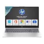 HP 15, 13th Gen Intel Core i3-1315U Laptop (8GB DDR4,512GB SSD) Anti-Glare, Micro-Edge,15.6''/39.6cm, FHD, Win11,M365 Basic(1yr),Office Home24, Silver,1.59kg, FHD Camera w/Privacy Shutter, fd0569TU
