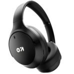 GOBOULT Q Over Ear Bluetooth Headphones with 70H Playtime, 40mm Bass Drivers, Zen™ ENC Mic, Type-C Fast Charging, 4 EQ Modes, Made in India, IPX5 Headphones Wireless with mic (Black)  (AA1104/76)