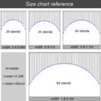 K9L 10 String, 100% Glass Drops, Acrylic Bead, String Hanging Crystal Sheer Curtain (10 String Suitable to 2.5 to 3 Feet Width) - Image 6