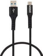 Amazon Brand - Solimo Fast Charging Braided Type C Data Cable, Suitable For All Supported Mobile Phones (1.5 Meter, Black) - Image 5