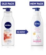 NIVEA Body Lotion Natural Glow,Cell Repair With Uva/Uvb Filters And Spf 15|50X Vitamin C For Even Skin Tone|Light Moisturising, Non-Greasy Formula With Cooling Sensation|Glowing Skin For Unisex|400 Ml - Image 4