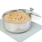 Borosil Stainless Steel Insulated Roti Server | PUF Insulated Chapati Casserole with Toughened Glass Lid | Odour-Proof, Food-Grade | Daily Use & Gifting (2.5 L)(AA1103/156)