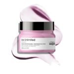 L'Oréal Professionnel Liss Unlimited Mask for Frizzy & Unruly Hair - 250ml | Intensive Smoothing Mask for Frizz-Control | Enriched with Pro-Keratin | Increases Softness & Shine[AA1098/88]