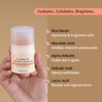 Carmesi Glow Revive Underarm Roll On Deodorant for Women | Brightens Skin, Reduces Pigmentation, Controls Odour | Rice Water, Vitamin E, 2% w/w Salicylic Acid & AHAs | 90% Natural | No Alcohol & Aluminium | 50 ml(AA1103/100) - Image 5