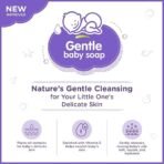 Himalaya Gentle Baby Soap 125 g | Value Pack of 4 - Save Rs 50 extra| No 1 Doctor prescribed brand | Oils of Almond & Olive | Gently cleanses baby's skin | - Image 3