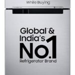 Samsung 236 L, 3 Star, Convertible, Digital Inverter with Display Frost Free Double Door Refrigerator (RT28C3733S8/HL, Silver, Elegant Inox) (AA1102/37)