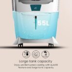 Crompton Ozone 55 Litres Desert Air Cooler for home | Large & Easy Clean Ice Chamber | 4-Way Air Deflection | High Density Honeycomb Pads | Everlast Pump | Auto Fill - Image 4