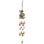 Kuber Industries Feng Shui Wind Chimes for Balcony, Living Room and Bedroom | Wind Chimes for Home Positive Energy | Hanging Bells for Home Decoration | Golden - Image 2