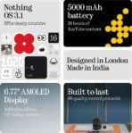 Nothing Phone (3a) Pro 5G (Black, 8GB RAM + 256GB Storage) [AA1102/151] - Image 2