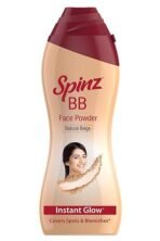 Spinz BB Brightening & Beauty Face Talc for Instant Brightness | Lasts 2X Longer, Covers Dark Spots and Blemishes, Gives Soft And Smooth Skin (Natural Beige) – 70 gm (AA1104/10)