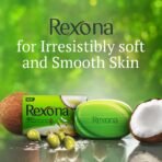 Rexona Coconut and Olive Oil Soap For Silky Smooth Skin, 4X100 g - Image 4