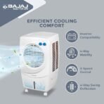 Bajaj PMH 36 Torque 36L Personal Air Cooler For Room | Duramarine Pump With 2-Yr Pump Warranty | 3-Yr Warranty (1 Yr Std + 2 Yr Extn) | Turbofan Technology | Powerful Air Throw 【White】 - Image 3