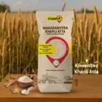 KisaanSay Chakki Khapli Atta (2 KG & 4 KG & 10 KG) | Stoneground High Protein Atta | Low Gluten Emmer Wheat Flour | High in Fibre & Easy to Digest Khapli Wheat Aata | Nutrient-Rich & Low GI Flour for Softer Rotis [AA1102/168] - Image 2