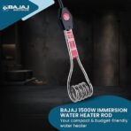 Bajaj Immersion 1500 Watts Water Heater Rod | Nickel Plated Heating| ISI Certified | 2 Years Warranty | Silver - Image 3