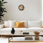 Amazon Brand - Solimo 12-inch Plastic & Glass Analog Wall Clock - Classic Roulette (Silent Movement, Black Frame)(AA1103/170) - Image 6