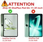 ProElite Cover for OnePlus Pad Go 11.35 inch Case Cover, Transparent Flip Case Cover for OnePlus Pad Go 11.35 inch 2023 with Stylus, Support Auto Sleep Wake, Dark Green [AA1102/245] - Image 4