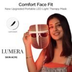 LVMERA 3-In-1 Led Light Face Mask | For Glowing & Clear Skin | Anti Acne & Anti Ageing | Red Light Therapy Wired Mask For Skin Rejuvenation,Facial At Home - All Skin Type-1 Year Warranty[AA1098/89] - Image 2