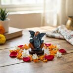 Handcrafted Blue Ganesh Idol for Car Dashboard | Modern Abstract Ganesha Showpiece for Home, Office & Gifting(AA1103/87) - Image 5