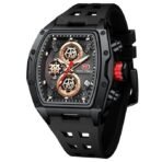 MF MINI FOCUS Men Watches Unique Casual Wrist Watches (Chronograph/Waterproof/Luminous/Calendar) Silicon Band Fashion Watches for Men[AA1100/50] - Image 2