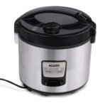 AGARO Regency Electric Rice Cooker, 5L Ceramic Coated Inner Bowl, Cooks up to 1.5Kgs (approx.10 cups) raw rice, 700 W, Easy Grip handle, Automatic Cooking, Keep Warm Function, Multipurpose Cooking[AA1097/82]