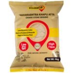 KisaanSay Chakki Khapli Atta (2 KG & 4 KG & 10 KG) | Stoneground High Protein Atta | Low Gluten Emmer Wheat Flour | High in Fibre & Easy to Digest Khapli Wheat Aata | Nutrient-Rich & Low GI Flour for Softer Rotis [AA1102/168]