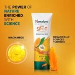 Click to see full view Himalaya Dark Spot Clearing Turmeric Face Wash | Reduce dark spots in 7 days | Organically sourced & Cold-pressed turmeric | 100ml - Image 2