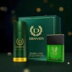 DENVER Hamilton Gift Set - Deodorant - 150ML+ Perfume 60ML - For Men
