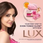 Lux Radiant Glow Bathing Soap infused with Vitamin C & E For Superior Glow Offer Pack of 8 x 150g - Image 2