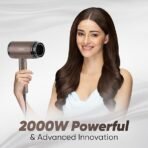 Vega Dry-Up 2000 Watts Hair Dryer For Men & Women with 3 Heat & 1 Speed Setting & Cool Shot Button, Blow Dryer, Foldable Hair Dryer with Over Heat Cut-Out, Blow Dry Effortless Hair Style, (VHDH-36) (AA1104/65) - Image 6