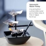 The Artment Your Artistic Apartment Modern Art Zen Tabletop Water Fountain – 20 cm Decorative Indoor Showpiece for Living Room, Bedroom, Office & Home Decor - Image 3