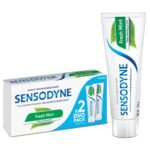 Sensodyne Toothpaste Fresh Mint|Daily Sensitivity Relief Tooth Paste Combo Pack - 250gm (125gm x 2) | Dentist Recommended | Everyday Use Paste, Fresh Breath, Fights Tooth Decay, Maintain Healthy Gums [AA1102/155]