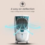 Crompton Ozone 55 Litres Desert Air Cooler for home | Large & Easy Clean Ice Chamber | 4-Way Air Deflection | High Density Honeycomb Pads | Everlast Pump | Auto Fill - Image 3