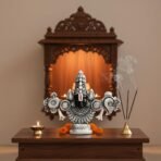 CraftVatika 999 Silver Plated Tirupati Balaji Idol Face, Venkateshwara Swamy Idol for Car Dashboard, House Warming Gifts, Home Pooja Temple, Home Decor Items, Wedding Birthday(AA1103/113) - Image 3