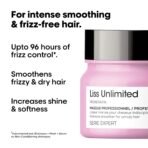 L'Oréal Professionnel Liss Unlimited Mask for Frizzy & Unruly Hair - 250ml | Intensive Smoothing Mask for Frizz-Control | Enriched with Pro-Keratin | Increases Softness & Shine[AA1098/88] - Image 2